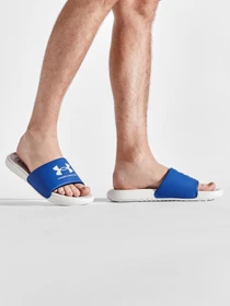 Under Armour Ansa Fixed Slides halo grey/royal (Herren)
