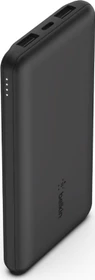 Belkin BoostCharge 3-Port Power Bank 10K + USB-A/USB-C Cable schwarz