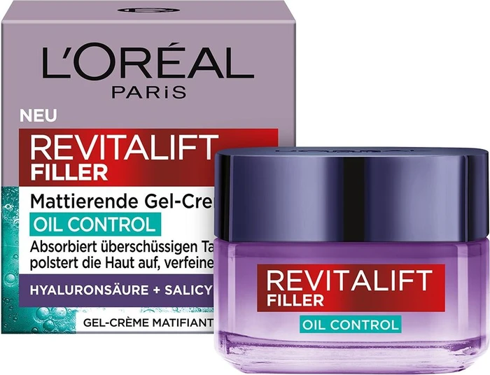 L'Oréal Revitalift Filler Oil Control Gesichtscreme, 50ml