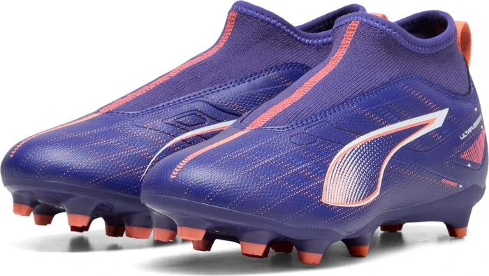 Puma Ultra 5 Match+ Laceless FG/AG lapis lazuli/puma white/sunset glow