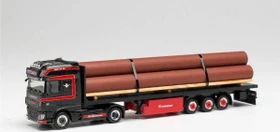 Herpa DAF XF SSC Flachbett-Sattelzug mit Ladung Marten Nottelmann