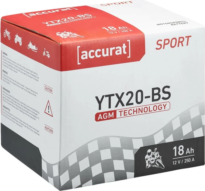 Accurat Sport AGM YTX20-BS
