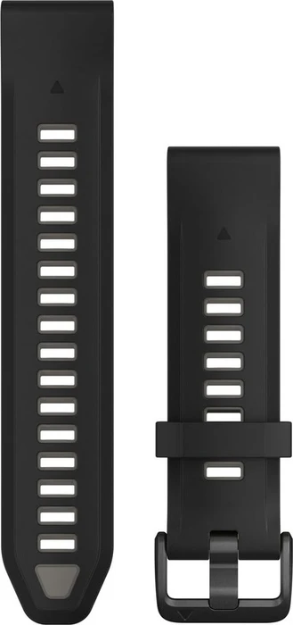 Garmin Ersatzarmband QuickFit 20 Silikon black/pebble grey