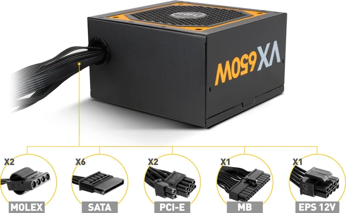 Nox Xtreme Urano VX Bronze 650W, ATX 2.4