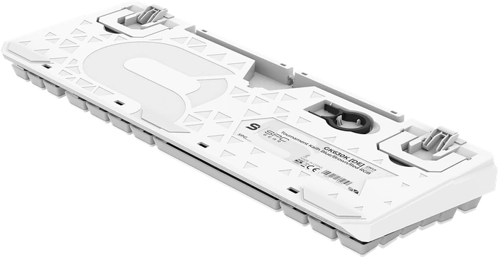 Endorfy SilentiumPC SPC Gear GK630K, PBT, LEDs RGB, Onyx White Tournament, Kailh BROWN, USB, DE