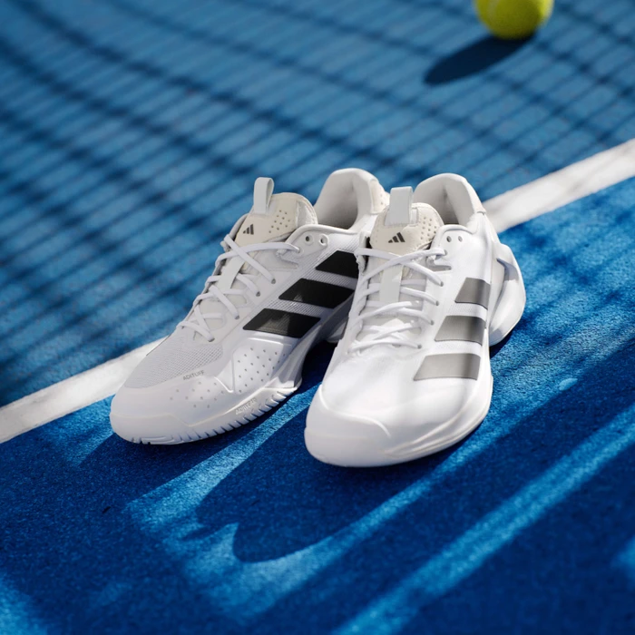 adidas Adizero Ubersonic 5 cloud white/core black/silver metallic (Herren)