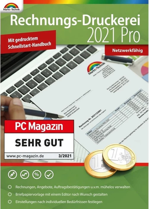 Markt+Technik Rechnungsdruckerei 2021 Pro, ESD (deutsch) (PC)