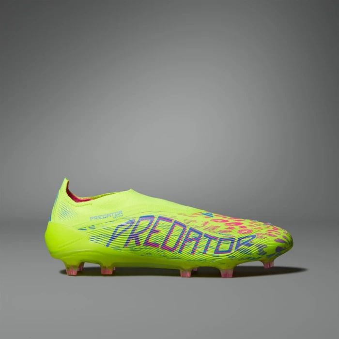adidas Predator Elite Laceless FG lucid lemon/lucid pink/blue fusion