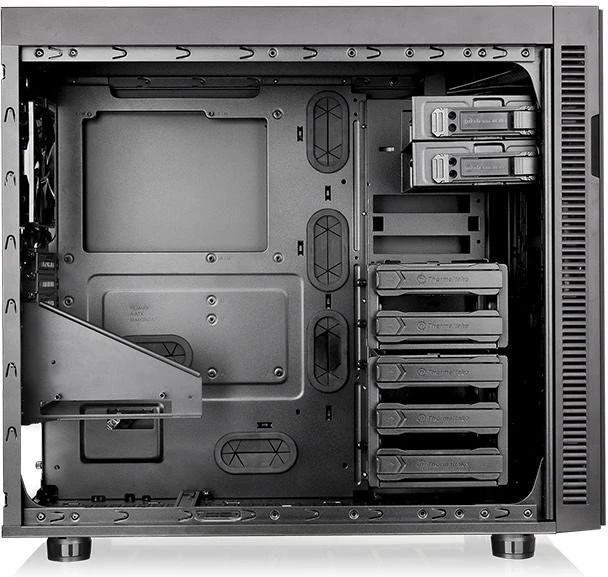 Thermaltake Suppressor F51 Tempered Glass Edition, Glasfenster, schallgedämmt