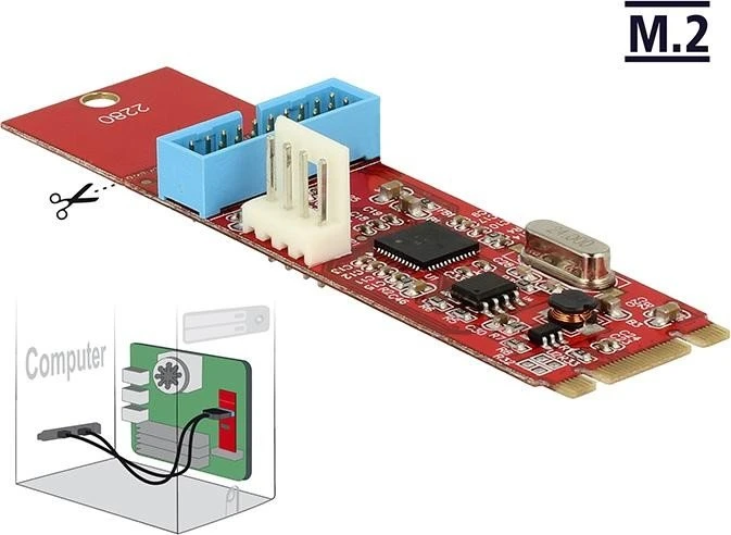 DeLOCK M.2 PCIe -> USB