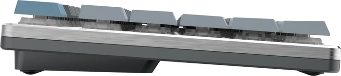 Hama WK-800 Multi-Device-Tastatur, grau/schwarz, LEDs weiß, GTMX Low Profile BLACK, USB/Bluetooth, DE