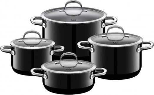 WMF Silit Passion Kochtopf-Set black, 4-tlg.