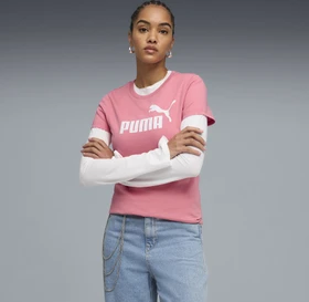 Puma ESS No. 1 Logo T-Shirt kurzarm wild pink