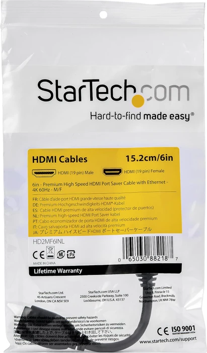 StarTech HDMI 2.0 Portschoner (Stecker/Buchse)