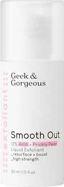 Geek & Gorgeous Smooth Out 12% AHA + Cactus Liquid, 30ml