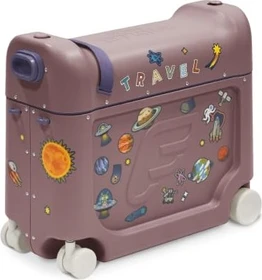 Stokke Jetkids Bedbox Kindertrolley Aufsitzkoffer (limited edition) cappuccino beige