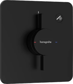 Hansgrohe DuoTurn Q Thermostat mit 1 Ventilen mattschwarz