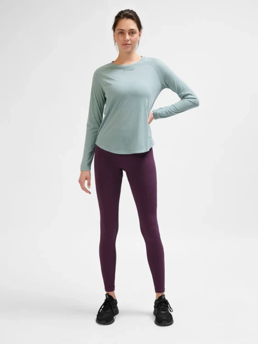 hummel MT Vanja Funktionsshirt langarm chinois green (Damen)