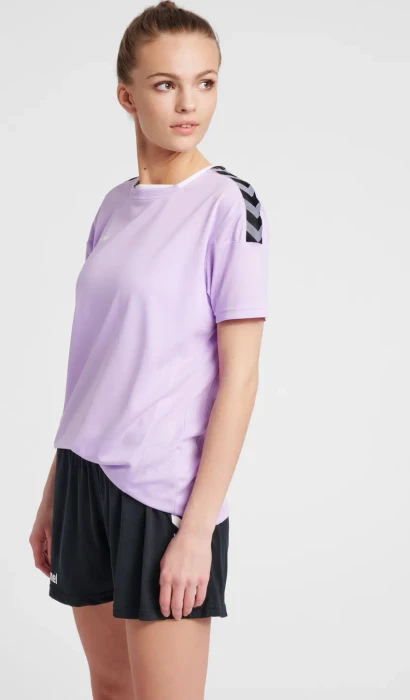 hummel Authentic Poly Jersey Funktionsshirt kurzarm violett (Damen)
