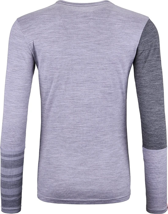 Ortovox 185 Rock'N'Wool Funktionsshirt langarm grey blend (Damen)