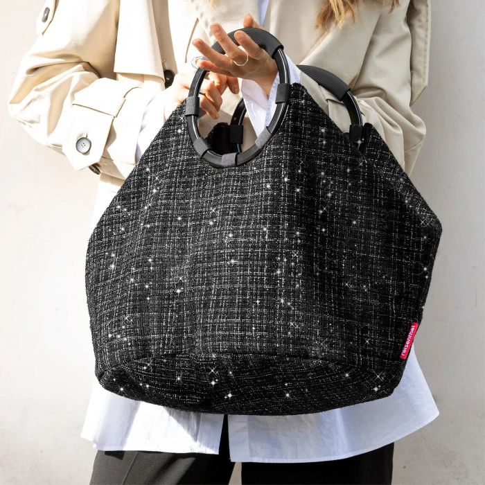Reisenthel loopbag hobo Handtasche bouclé black