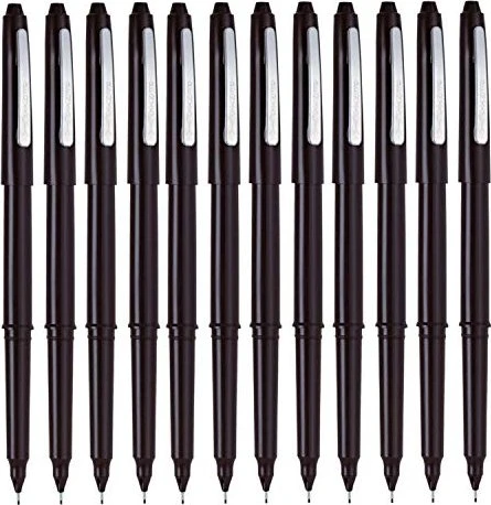 Diplomat Penxacta Fineliner schwarz, 12er-Pack
