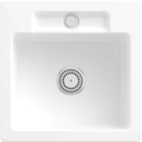 Villeroy & Boch Siluet 50 S Einbau Becken mittig stone white