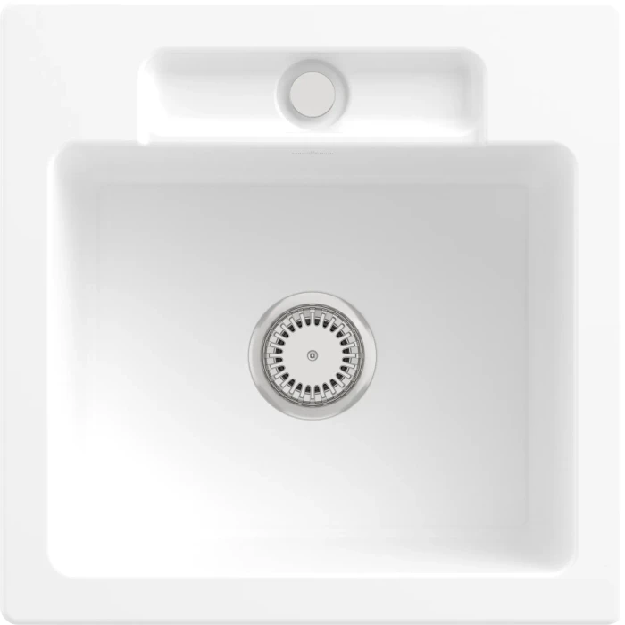 Villeroy & Boch Siluet 50 S Einbau Becken mittig stone white