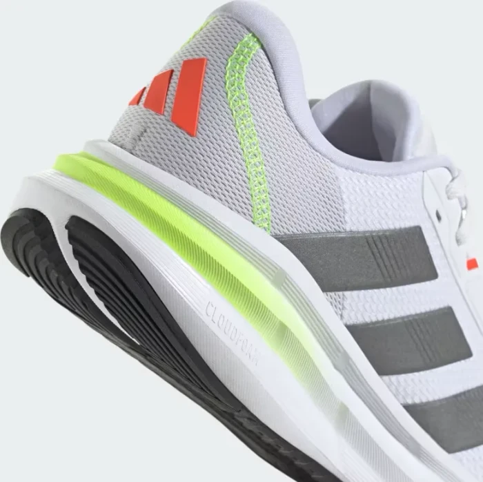 adidas Galaxy 7 cloud white/iron metallic/lucid lemon (Herren)