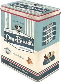 Nostalgic Art Retro Pfotenschild - Dog Biscuits Aufbewahrungsbehälter 3l