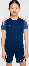 Nike Dri-FIT Strike Funktionsshirt kurzarm blue void/dark purple dust/orange pulse (Junior)