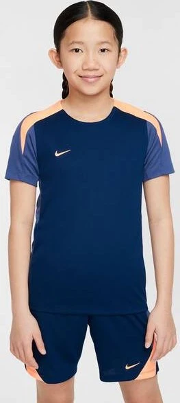 Nike Dri-FIT Strike Funktionsshirt kurzarm blue void/dark purple dust/orange pulse (Junior)