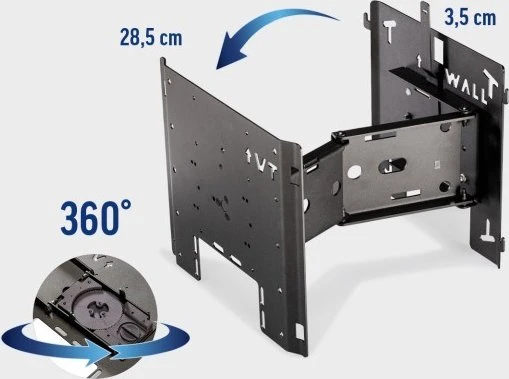 Alphatronics Slim Mount 290 Rotation