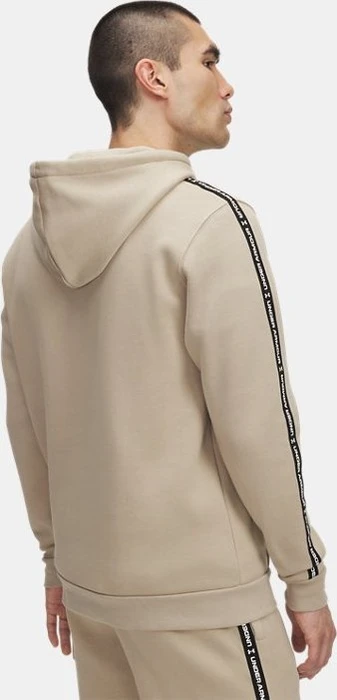 Under Armour Icon Fleece mit Streifen Hoodie city khaki/white (Herren)