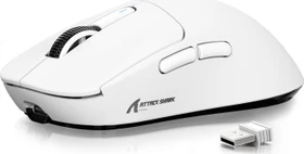 Attack Shark X3 Wireless Gaming Mouse weiß, USB/Bluetooth