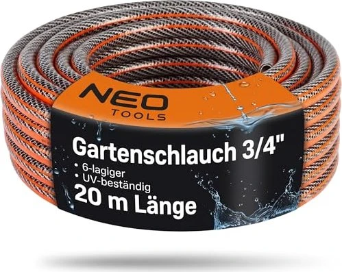 Neo Tools Professional Gartenschlauch 3/4", 20m