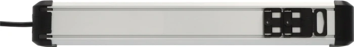 Brennenstuhl Premium-Alu-Line, 6-fach, 3x 2-fach schaltbar, 3m, silber/schwarz