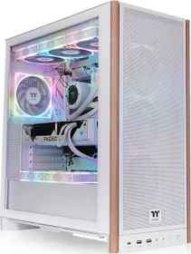 Thermaltake S370 WS Snow, weiß/braun, Glasfenster (CA-11J-00M6WN-00)