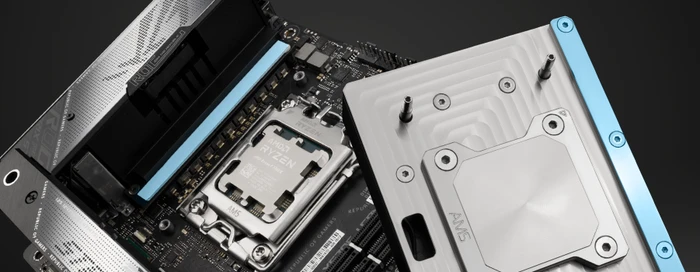 EK Water Blocks Quantum Line EK-Quantum Momentum² ROG Strix X670E-I D-RGB Monoblock, Nickel, Acryl
