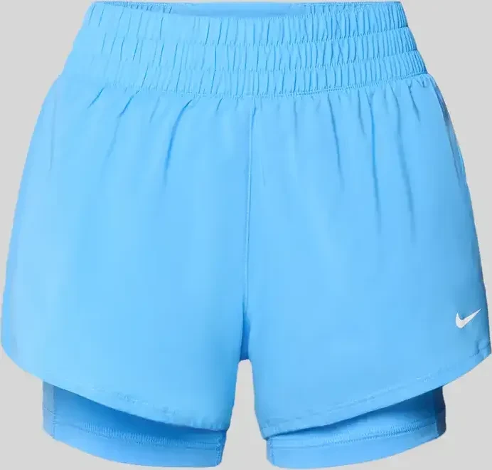 Nike One Dri-FIT 2in1 Hose kurz university blue/white (Damen)