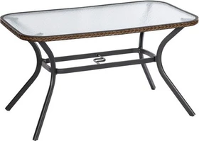 Merxx Ravenna Gartentisch 150x85cm schoko