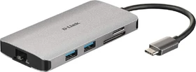 D-Link 8-in-1 USB-C Hub with HDMI/Ethernet/Card Reader/Power Delivery
