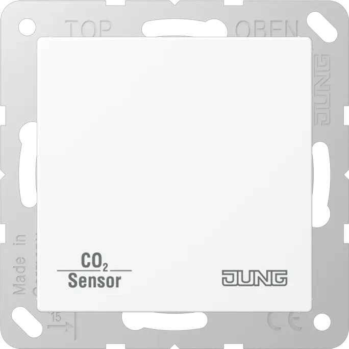 Jung KNX CO2-Sensor 2-fach Schneeweiß matt, Multisensor