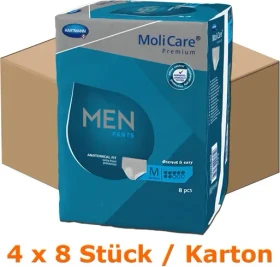 Hartmann MoliCare Premium Men 7 Tropfen Schutzhose Größe M, 32 Stück