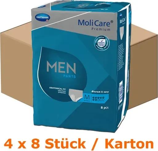 Hartmann MoliCare Premium Men 7 Tropfen Schutzhose Größe M, 32 Stück