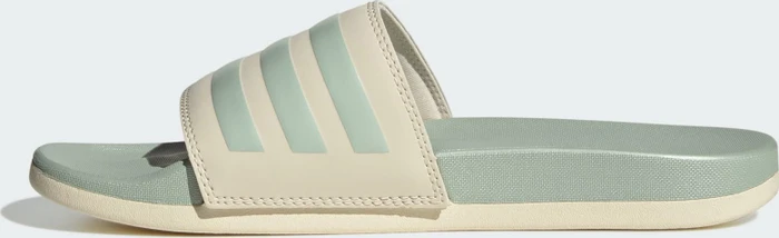 adidas Comfort Adilette wonder white/linen green met (Damen)