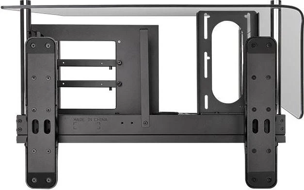 Thermaltake Core P3 Tempered Glass Curved Edition schwarz, Glasfenster