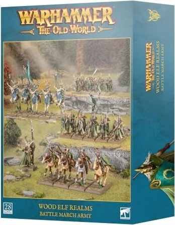 Games Workshop Warhammer The Old World - Wood Elf Realms - Battle March Army
