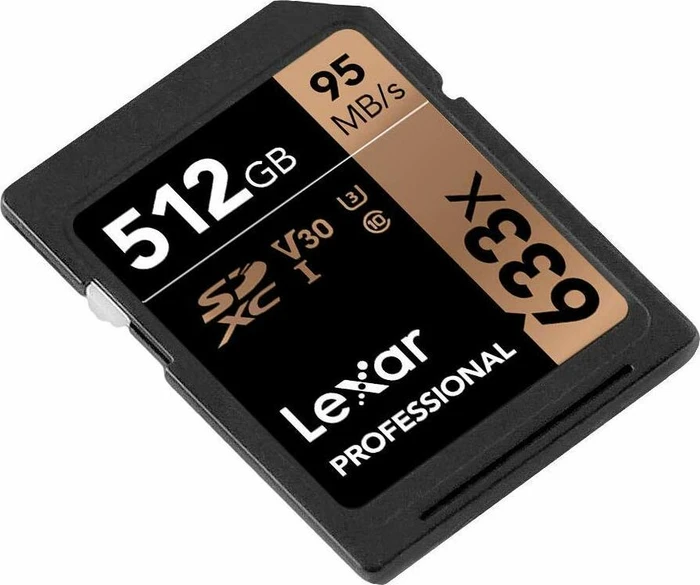 Lexar Professional 633x R95/W45 512GB, UHS-I U3, Class 10