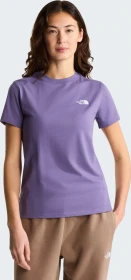 The North Face Evolution Simple Dome Slim T-Shirt kurzarm grounded plum (Damen)